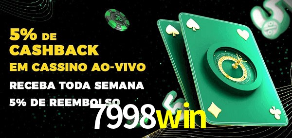 Promoções do cassino ao Vivo 7998win